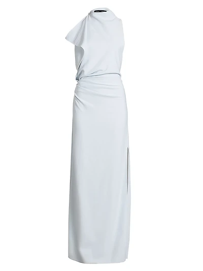 Devyn Crepe Sleeveless Maxi Dress