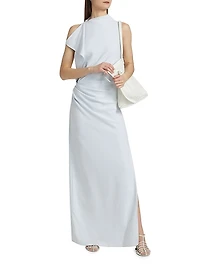 Devyn Crepe Sleeveless Maxi Dress