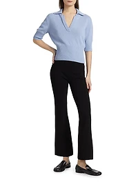 Shaila Silk-Blend Knit Pants