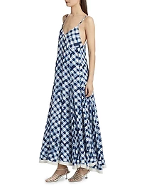 June Crepe De Chine Maxi Dress