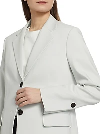 Eva Cotton Single-Breasted Jacket