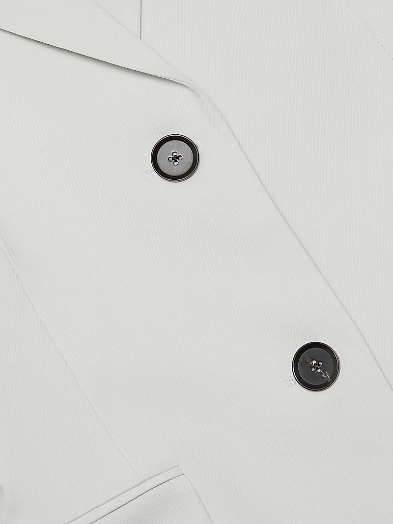 Eva Cotton Single-Breasted Jacket