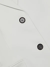 Eva Cotton Single-Breasted Jacket