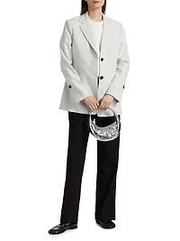 Eva Cotton Single-Breasted Jacket