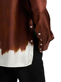 Mara Printed Silk Top