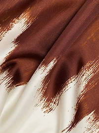 Mara Printed Silk Top