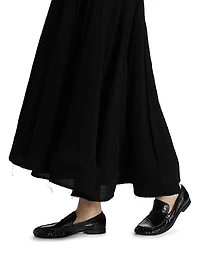 Tavia Fringe Knit Maxi Dress