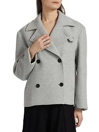 Nola Brushed Wool-Cashmere Jacket