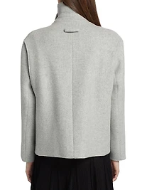 Nola Brushed Wool-Cashmere Jacket