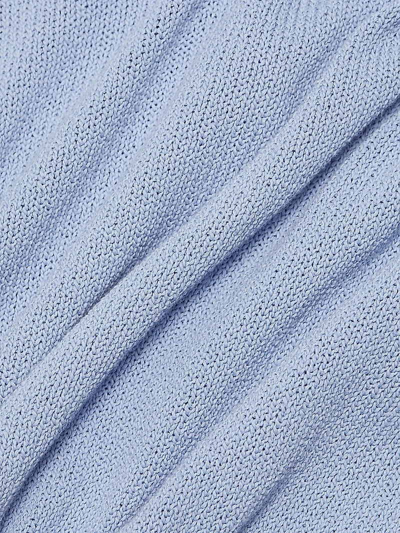 Reeve Cotton Knit Polo Sweater