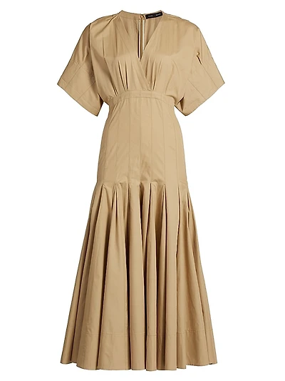 Ciara Poplin Midi-Dress