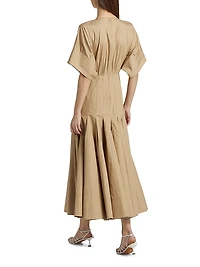 Ciara Poplin Midi-Dress