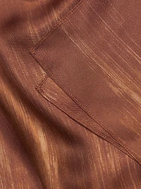 Amery Printed Twill Midi-Skirt