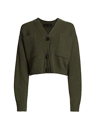 Sofia Cashmere-Wool Cardigan