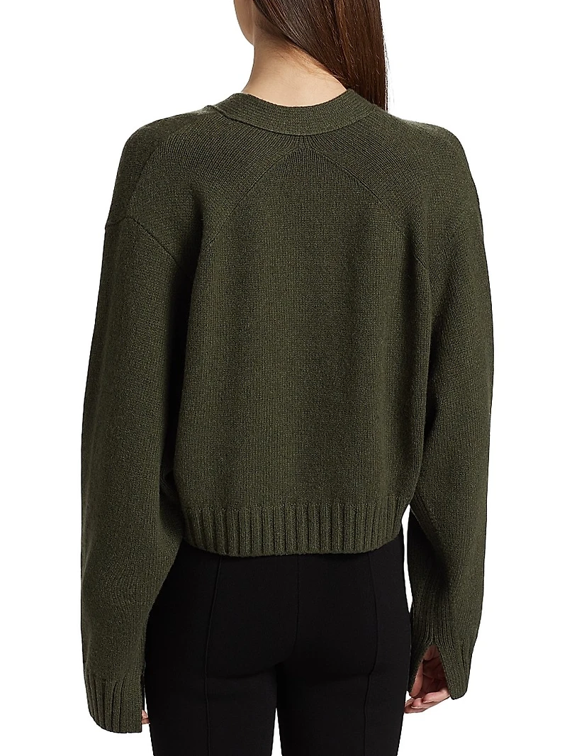 Sofia Cashmere-Wool Cardigan