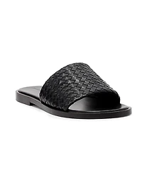 Elio Intrecciato Leather Sandals