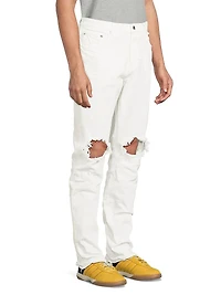 Slash-Knee Skinny Jeans