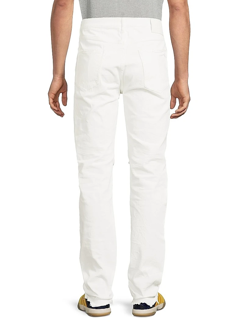 Slash-Knee Skinny Jeans