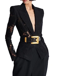 Anthem Thick Leather Belt