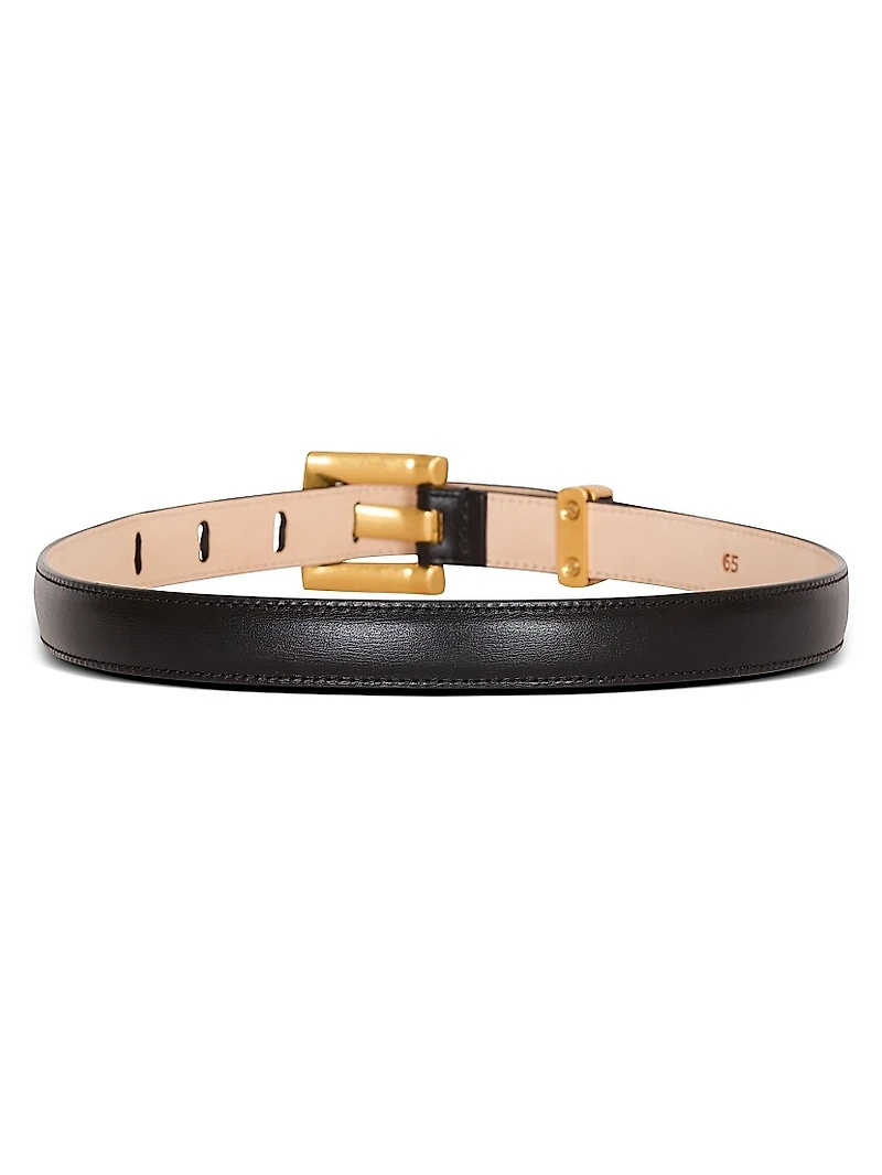 Anthem Thin Leather Belt