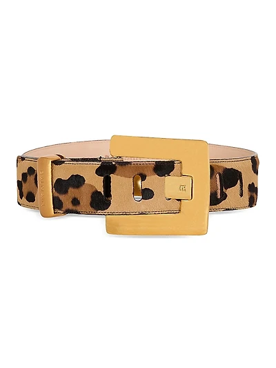 Anthem Leopard Pony Hair Belt