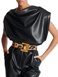 Anthem Leopard Pony Hair Belt
