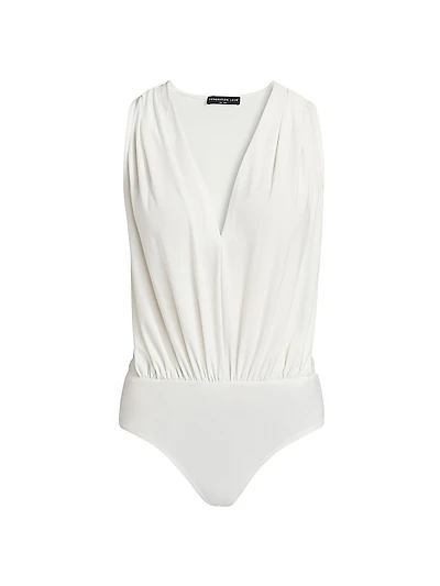 Ansel Draped Jersey Bodysuit