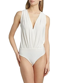 Ansel Draped Jersey Bodysuit