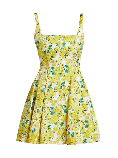 Courtney Floral Poplin Minidress