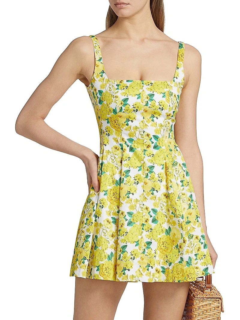 Courtney Floral Poplin Minidress