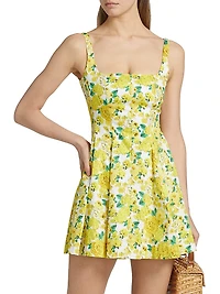 Courtney Floral Poplin Minidress