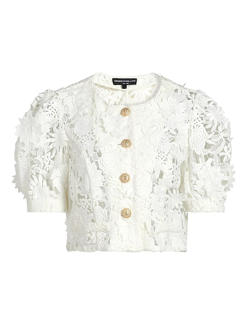 Joanie 3D Lace Jacket
