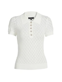 Calima Pointelle-Knit Sweater