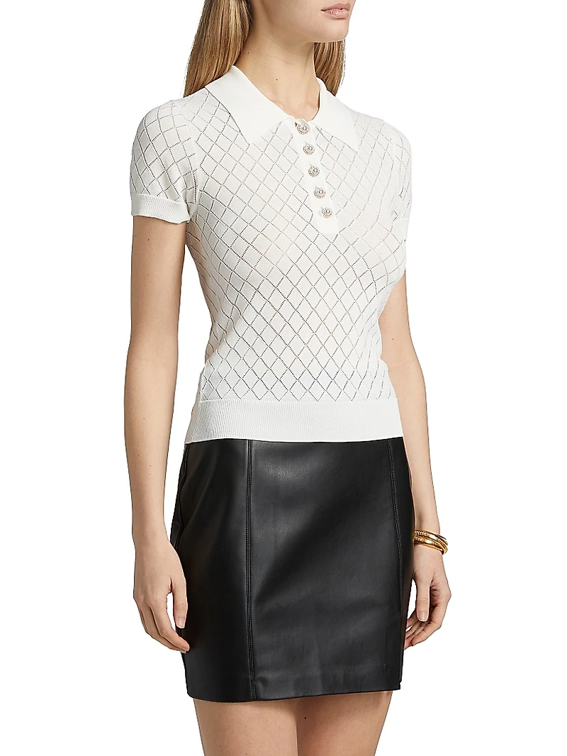 Calima Pointelle-Knit Sweater