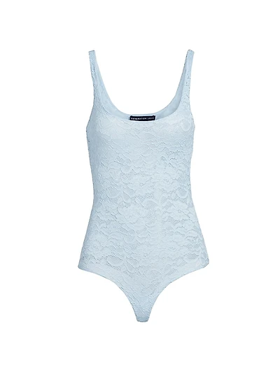 Gigi Floral Lace Scoopneck Bodysuit