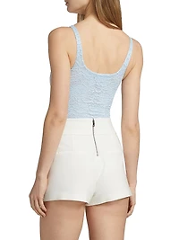Gigi Floral Lace Scoopneck Bodysuit