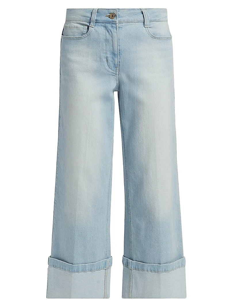 Eros High-Rise Crop Jeans