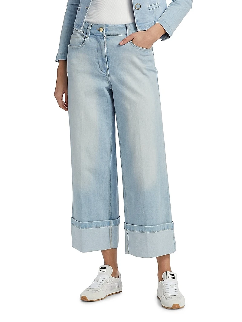 Eros High-Rise Crop Jeans