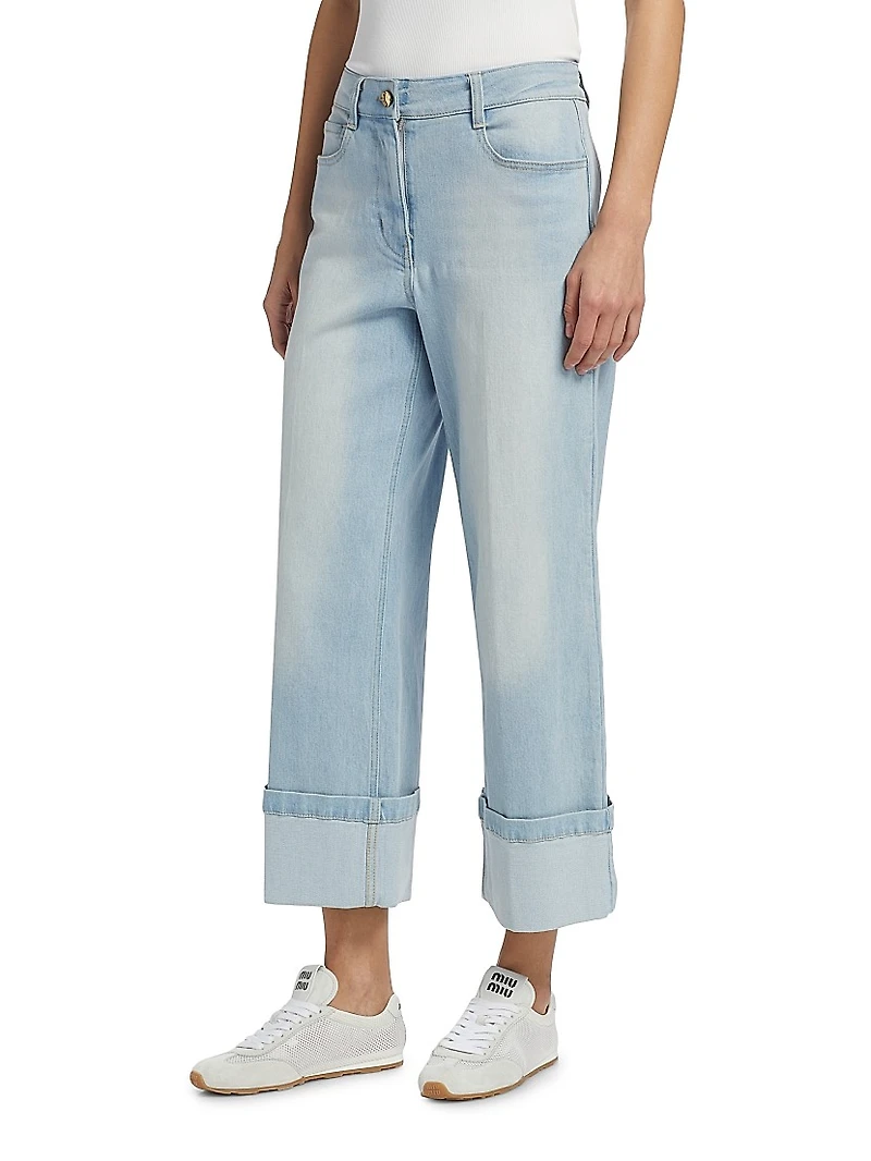 Eros High-Rise Crop Jeans