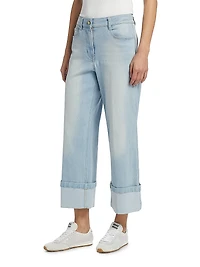 Eros High-Rise Crop Jeans
