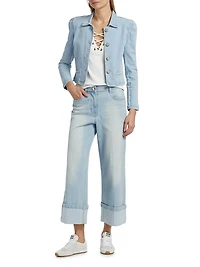 Eros High-Rise Crop Jeans