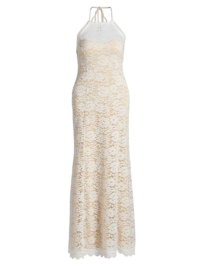 Garcia Lace Halterneck Maxi Dress