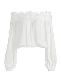Merla Lace Off-the-Shoulder Blouse