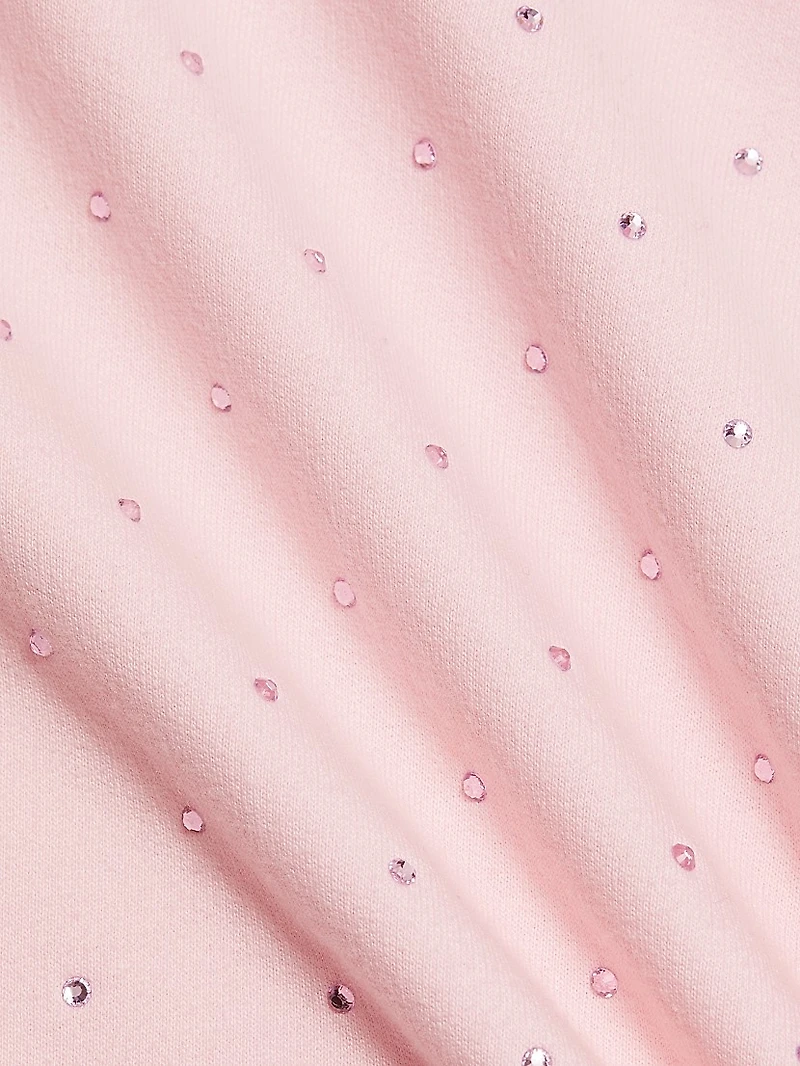 Renae Crystal-Embellished Cotton Hoodie