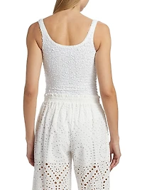 Dina Sequin Stretch Scoopneck Bodysuit