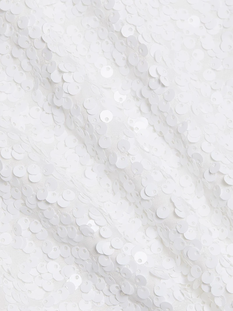 Dina Sequin Stretch Scoopneck Bodysuit