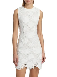 Dania Floral Mesh Minidress