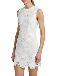 Dania Floral Mesh Minidress