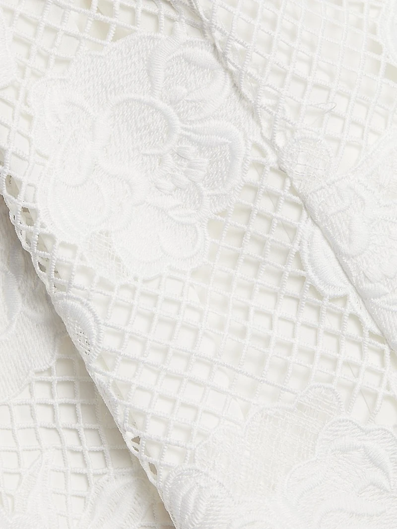 Dania Floral Mesh Minidress