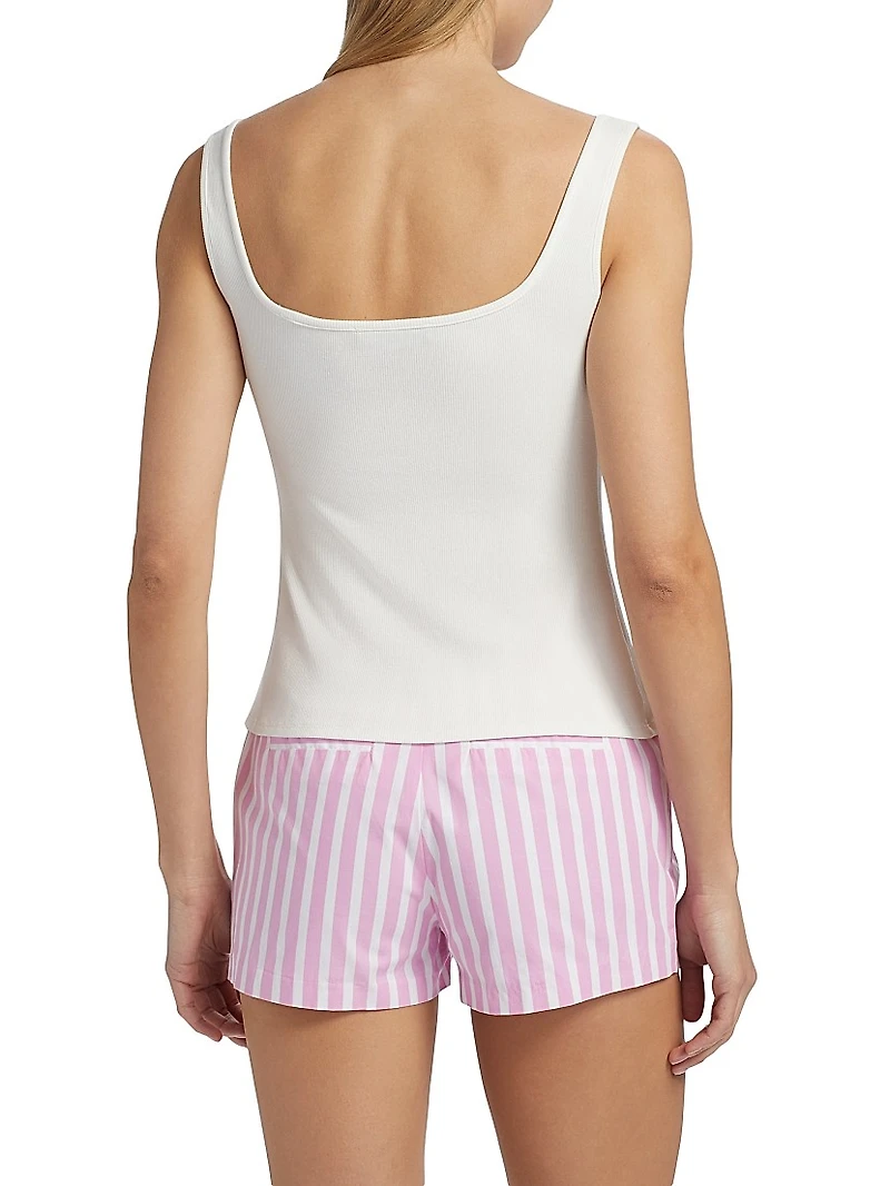 Andiamo Ribbed Jersey Tank